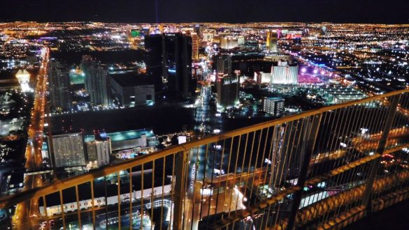 Fotodagbog fra Las Vegas - Udsigten over The Strip fra Stratosphere Tower - Rejsdiglykkelig.dk