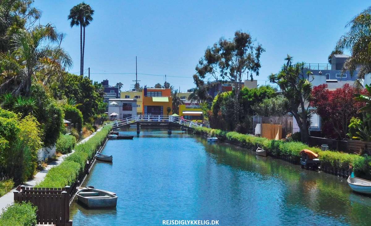Seværdigheder i Los Angeles - Venice Canals - Rejs Dig Lykkelig