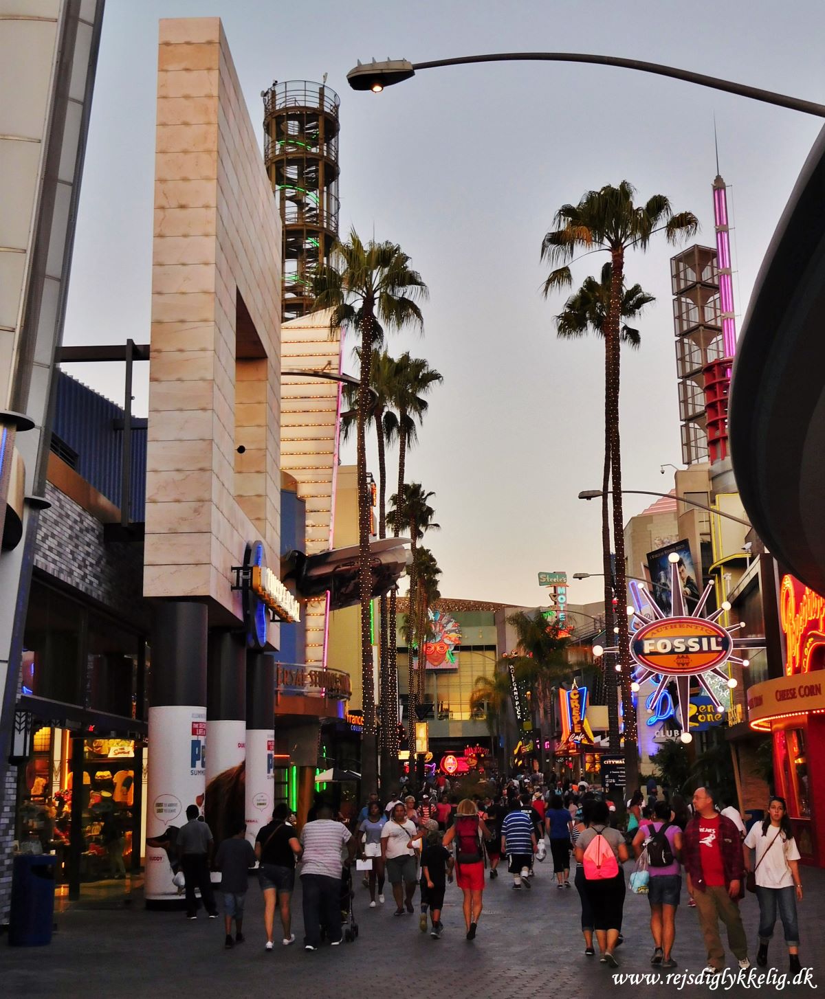 Guide til Universal Studios Hollywood - Universal CityWalk - Rejsdiglykkelig.dk