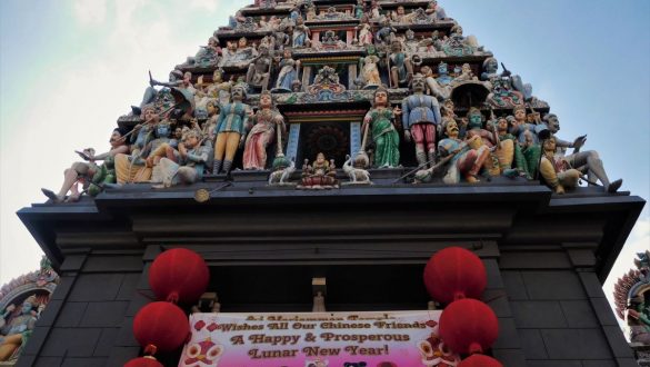 Fotodagbog fra Singapore - Sri Mariamman Temple i Chinatown - Rejsdiglykkelig.dk