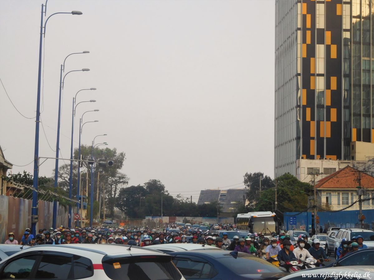 Tilbageblik på 2019 - Kaotisk trafik i Ho Chi Minh City - Rejsdiglykkelig.dk