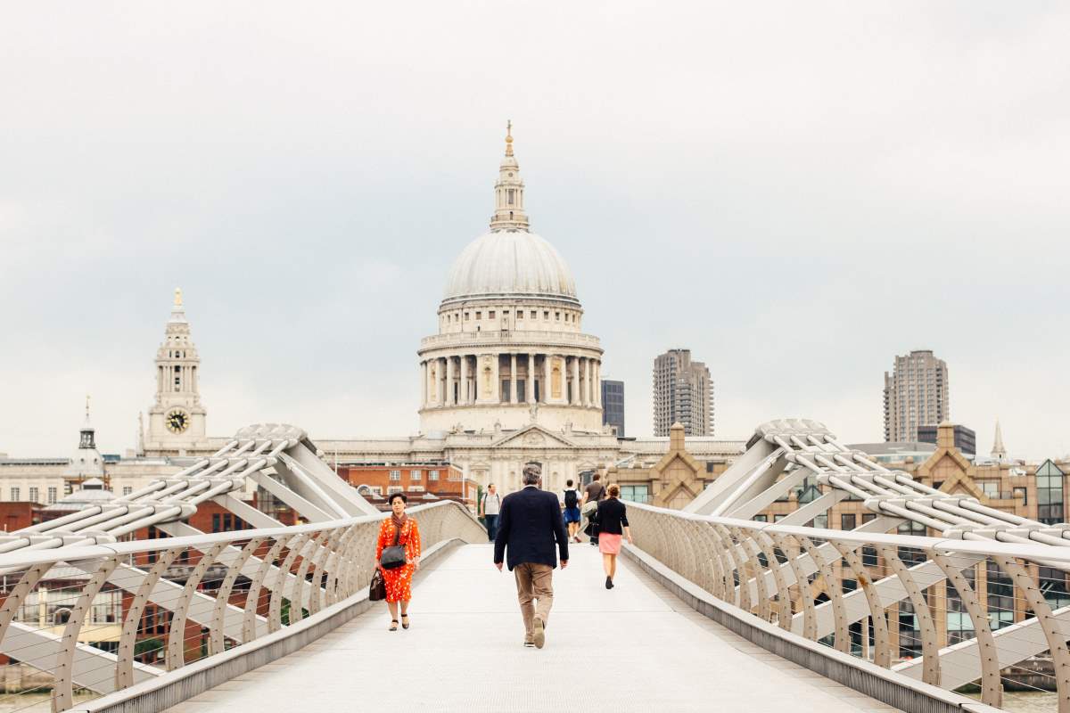 London Bucketlist; 60+ oplevelser i London - Millennium Bridge - Rejs Dig Lykkelig