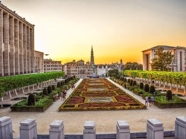 10 Bedste Oplevelser i Bruxelles - Mont des Arts - Rejs Dig Lykkelig