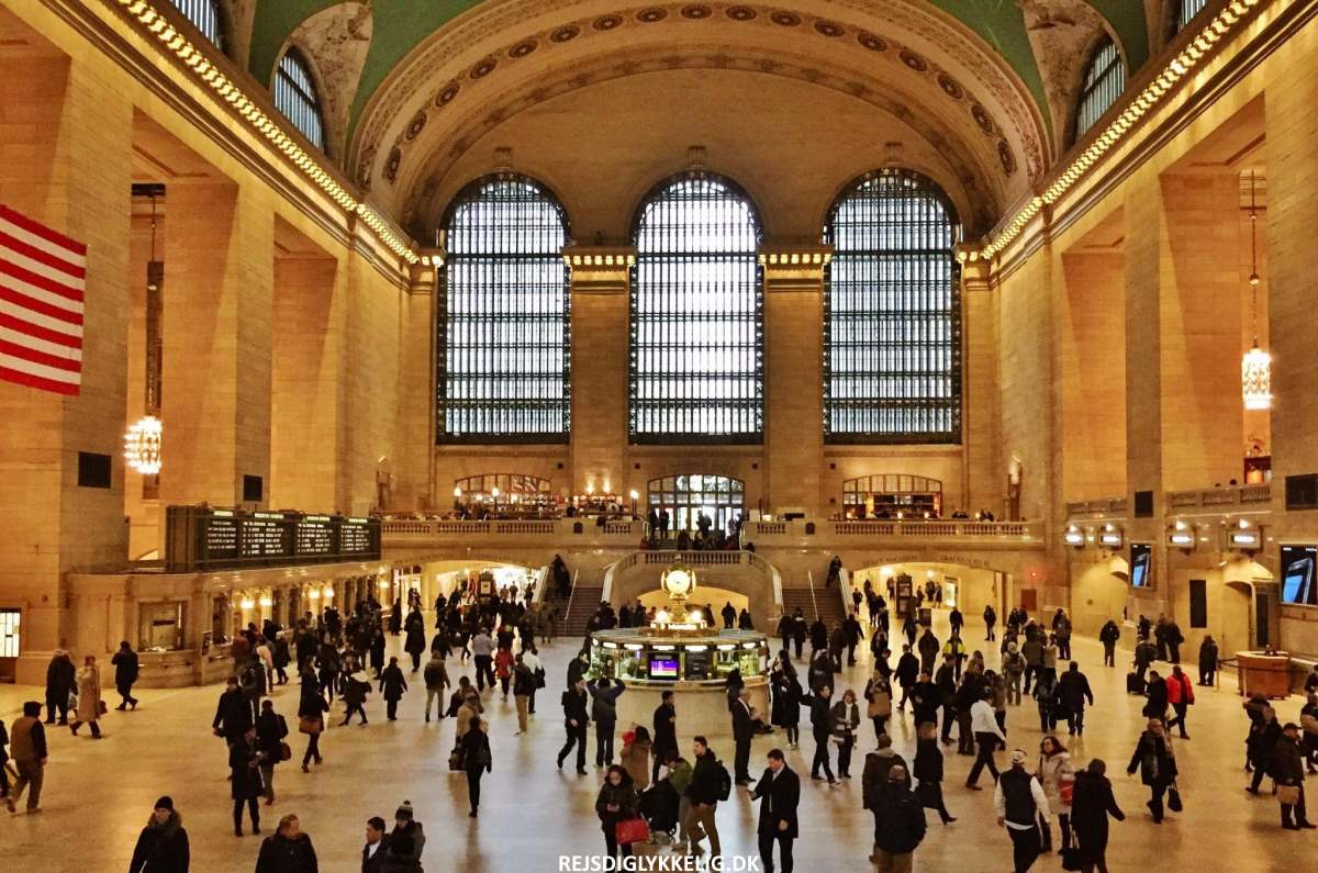 Seværdigheder og Oplevelser i New York - Grand Central Terminal - Rejs Dig Lykkelig
