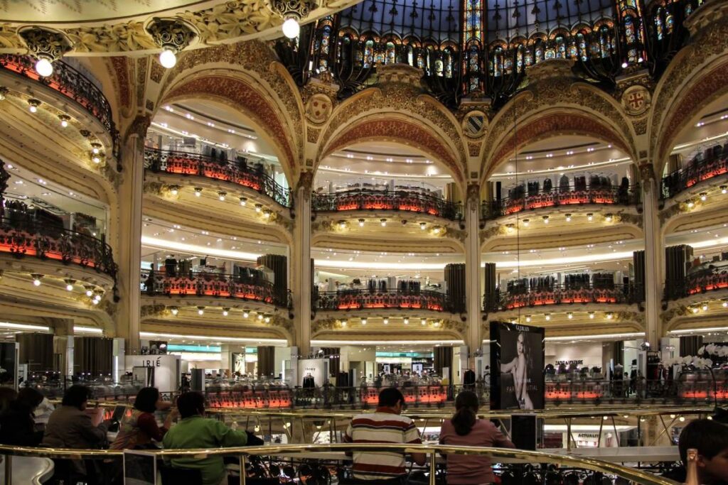 Shopping i Paris - Galeries Lafayette - Rejs Dig Lykkelig