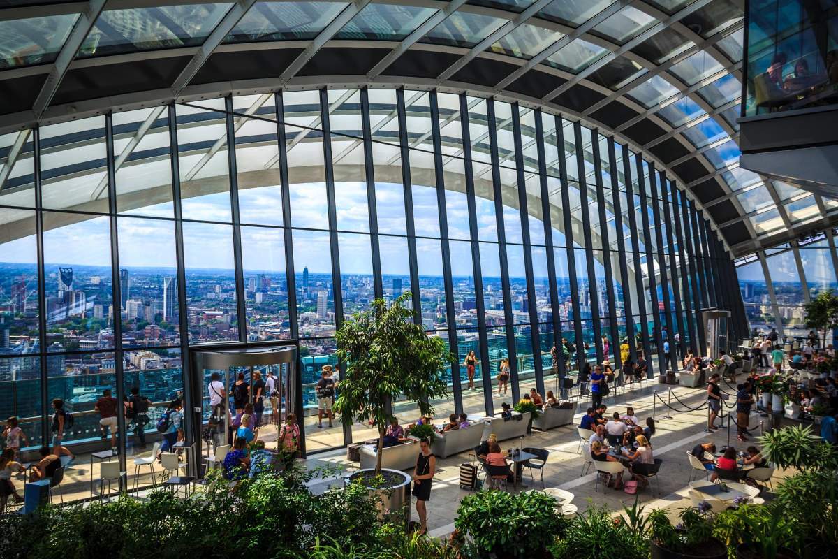 14 Udsigtspunkter i London - Sky Garden - Rejs Dig Lykkelig