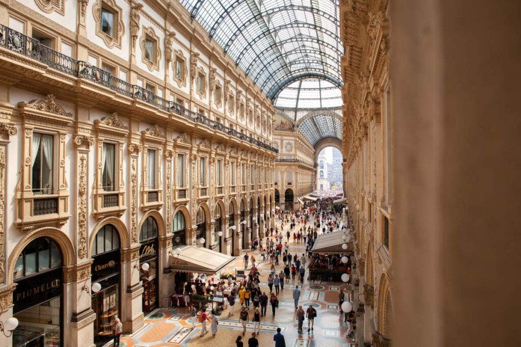 Galleria Vittorio Emanuele II i Milano - Rejs Dig Lykkelig