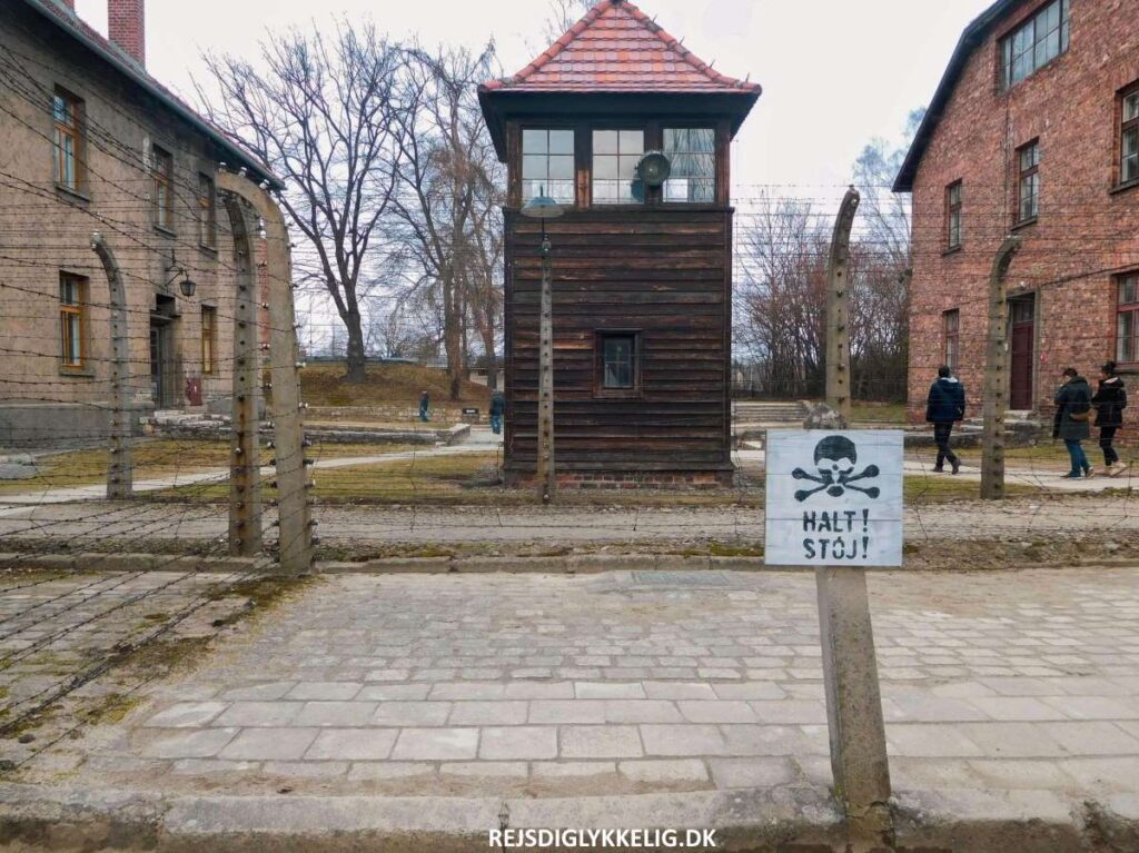 Guide til Auschwitz - Vagttårn - Rejs Dig Lykkelig