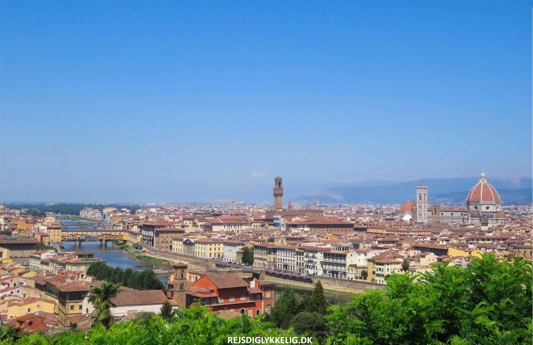 Seværdigheder og Oplevelser i Firenze - Piazzale Michelangelo - Rejs Dig Lykkelig