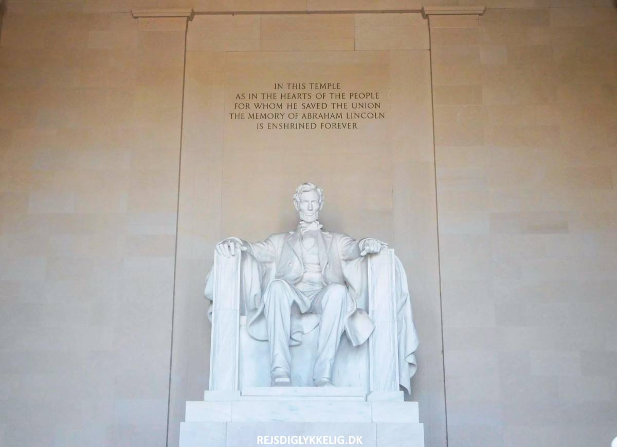 Seværdigheder og Oplevelser i Washington DC - Lincoln Memorial - Rejs Dig Lykkelig