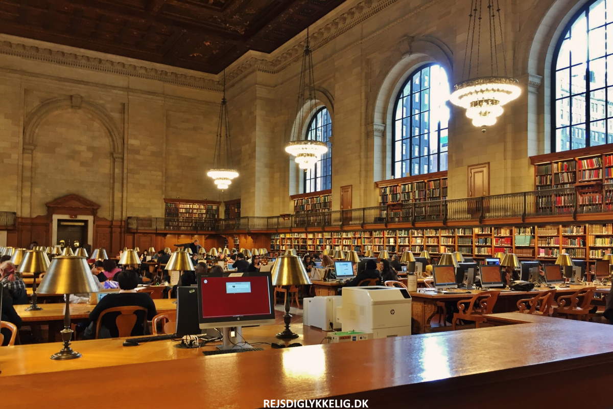 Gratis Seværdigheder og Oplevelser i New York - New York Public Library - Rejs Dig Lykkelig