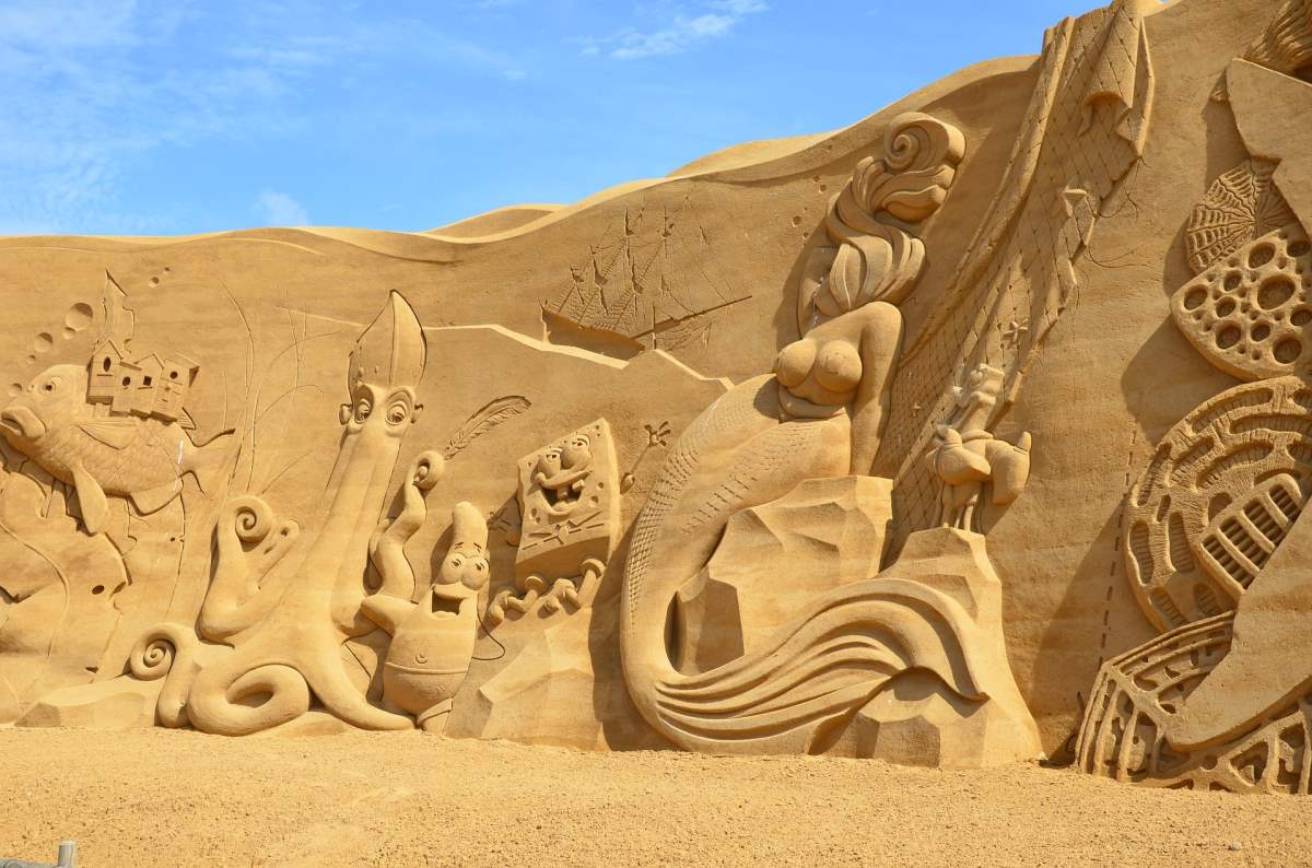 Sandskulpturfestival - Rejs Dig Lykkelig