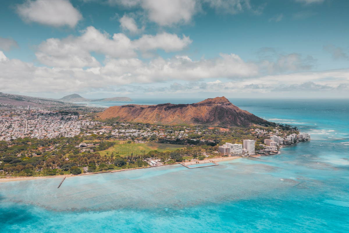 Hvor skal man bo i Honolulu på Oahu, Hawaii - Diamond Head - Rejs Dig Lykkelig
