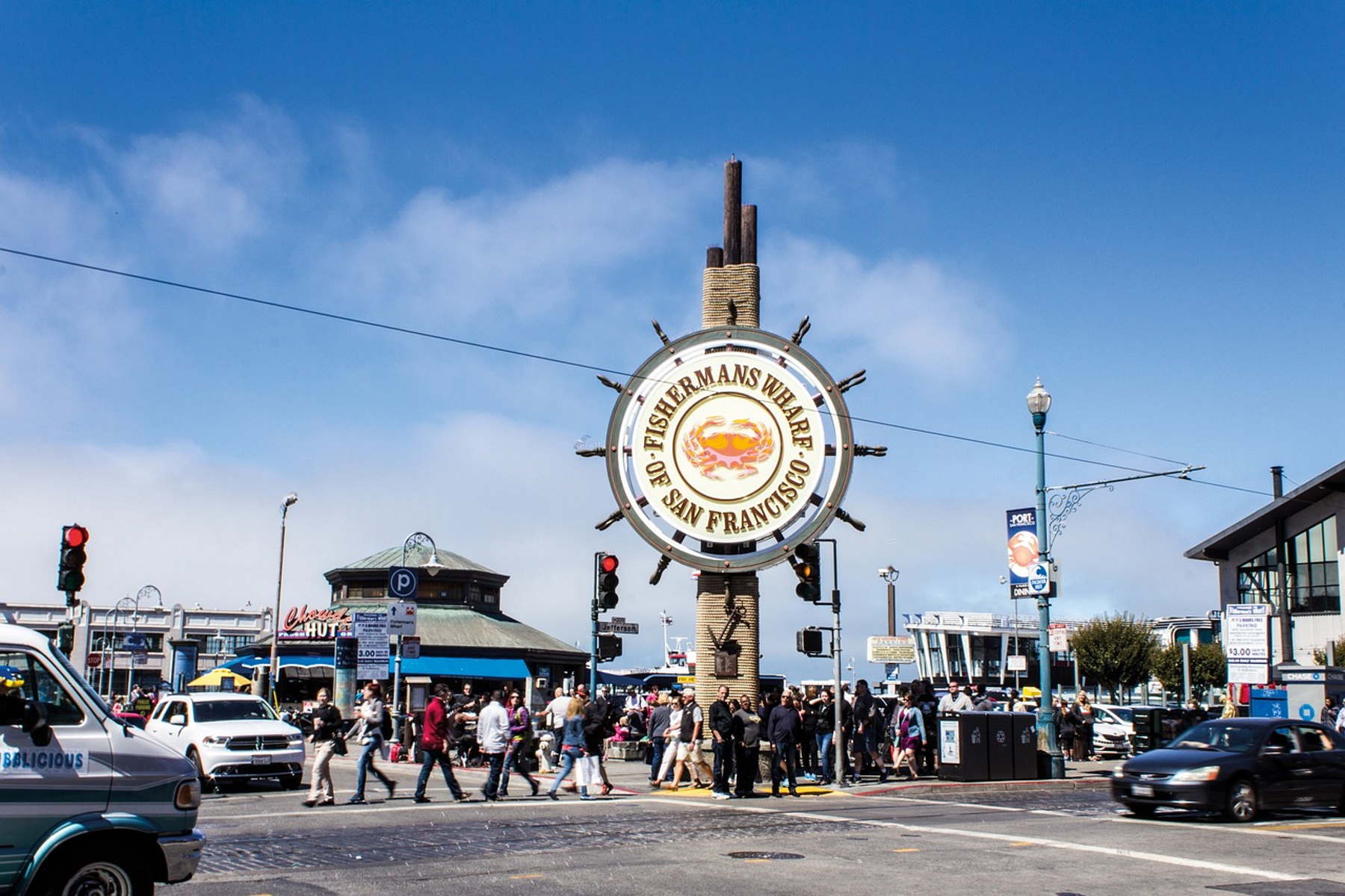 Hvor skal man bo i San Francisco - Fisherman's Wharf - Rejs Dig Lykkelig