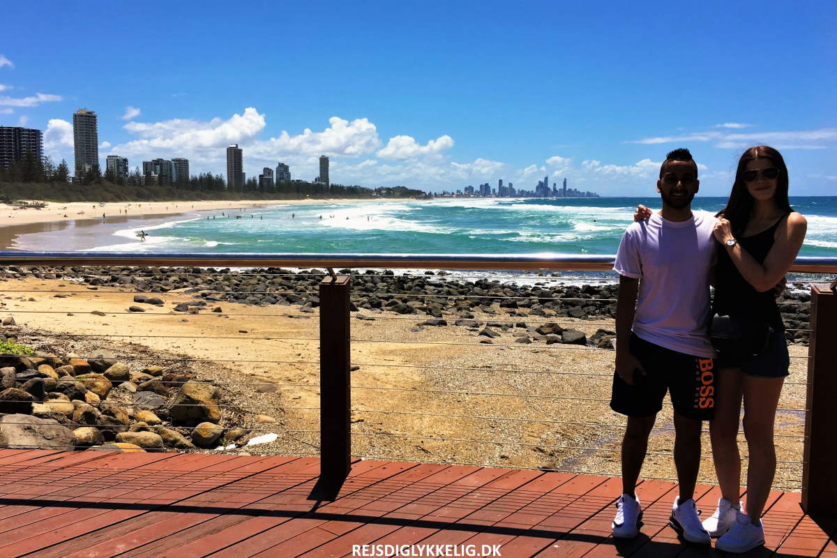 Rejseforslag; Road Trip i det Sydøstlige Australien - Burleigh Heads Beach - Rejs Dig Lykkelig