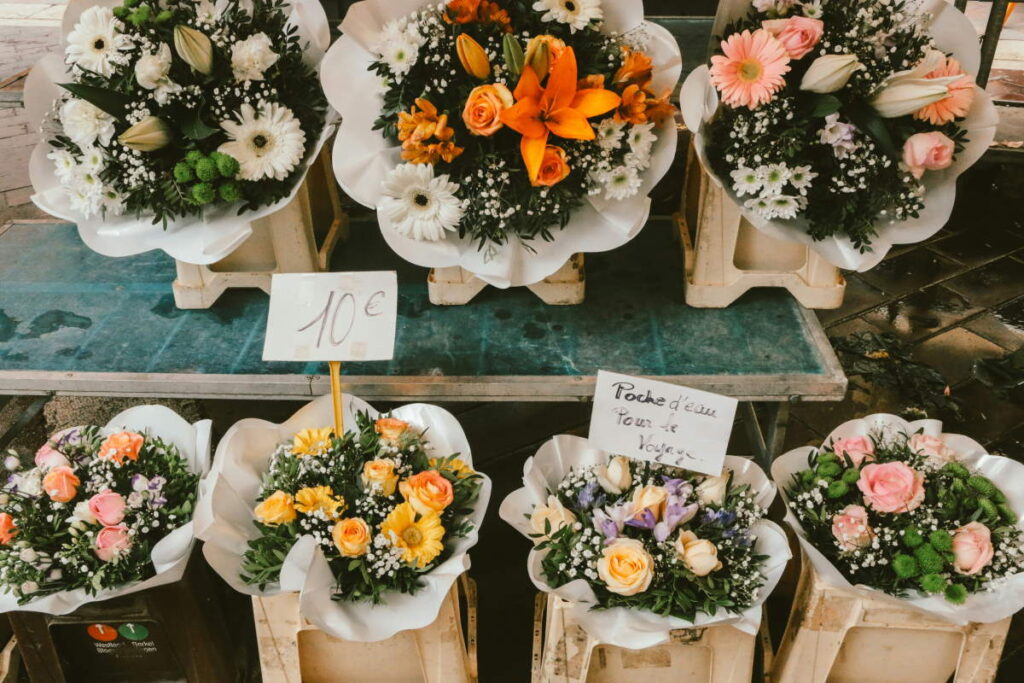 Shopping i Nice - Marché Aux Fleurs - Rejs Dig Lykkelig